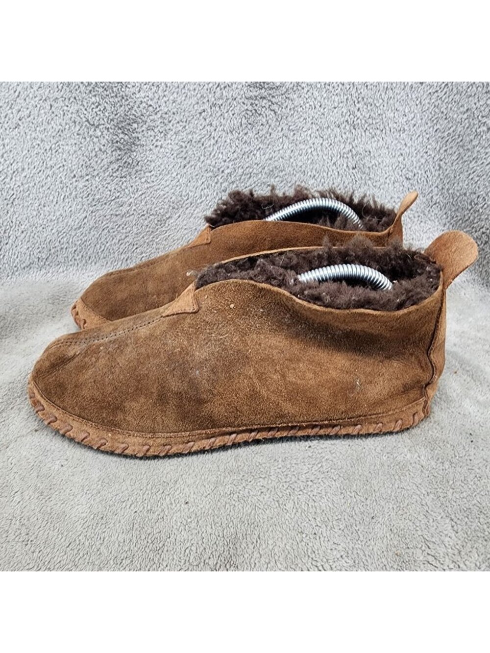 L.L. Bean Shoes Womens Size 8 Wicked Good Brown Suede Slippers *Read*